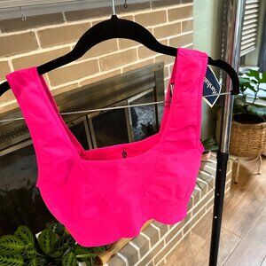 Free People Movement Good Karma Bra – M/L (Hot Pink)